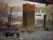 George Bellows The Lone Tenement Sweden oil painting artist